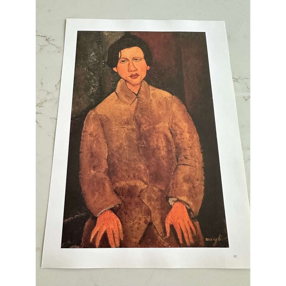 Modigliani, Chaim Soutine, Painting, Print, Portrait, Art, ~ 250626-WH 365